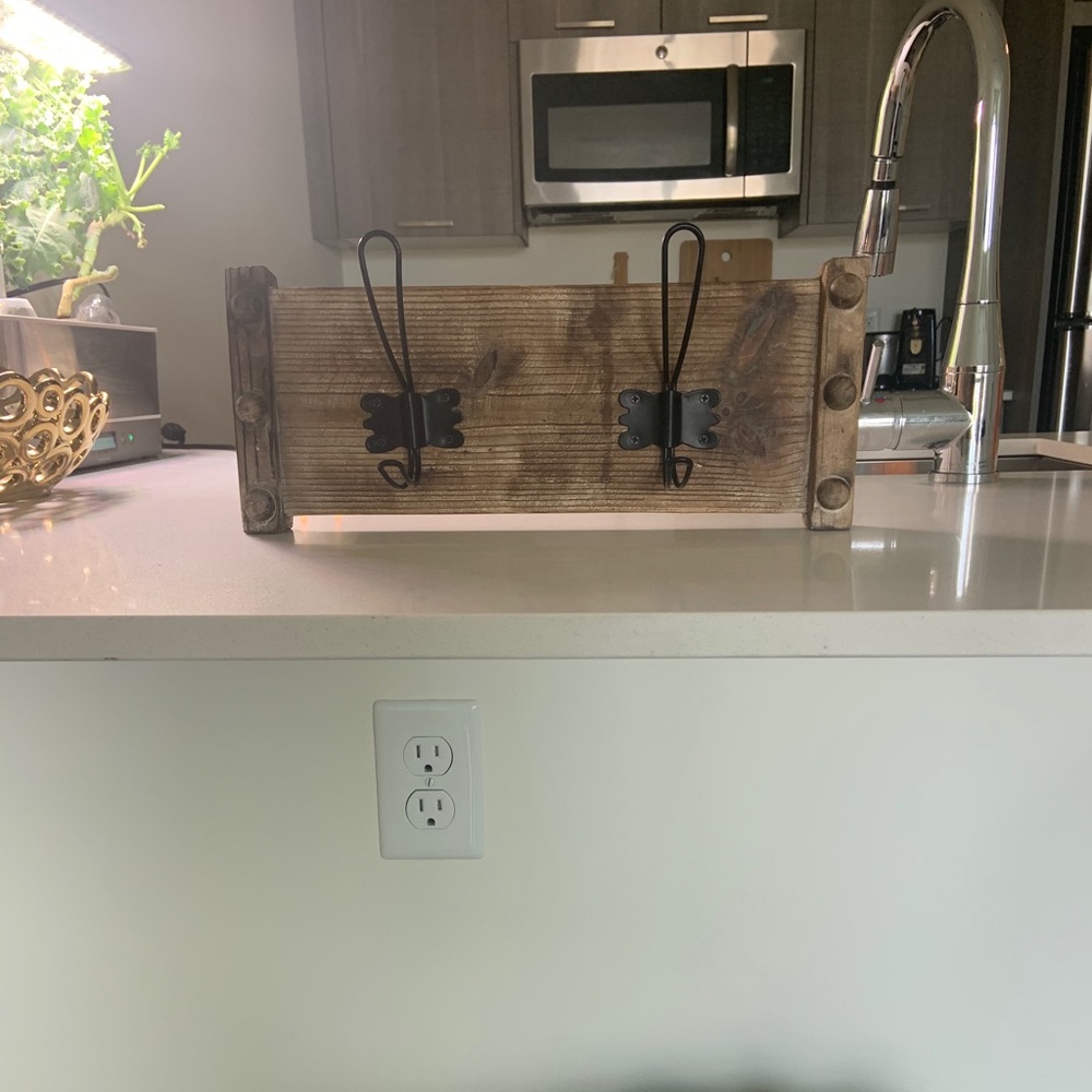 Wall art - towel holder